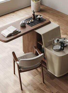 中古风桃木发沙边几可移动折叠胡功夫茶几202新款MSI边柜轻奢5感