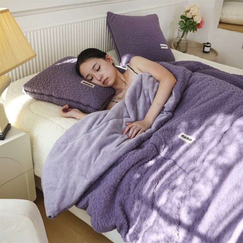 兔毛绒冬天加厚抱枕毯子二合一车用午睡毛毯被子两用枕头被靠枕,居家布艺,抱枕被,淘宝优惠券,粉丝福利购,淘宝优惠卷