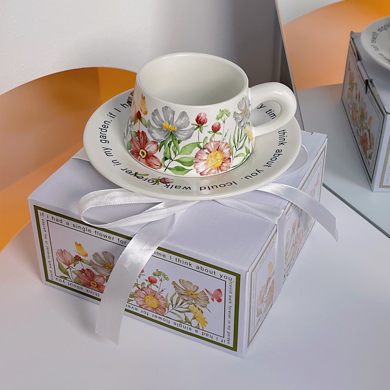 闺蜜生日礼物陶瓷咖啡杯子礼盒女高颜值伴手礼送老师高级感小众