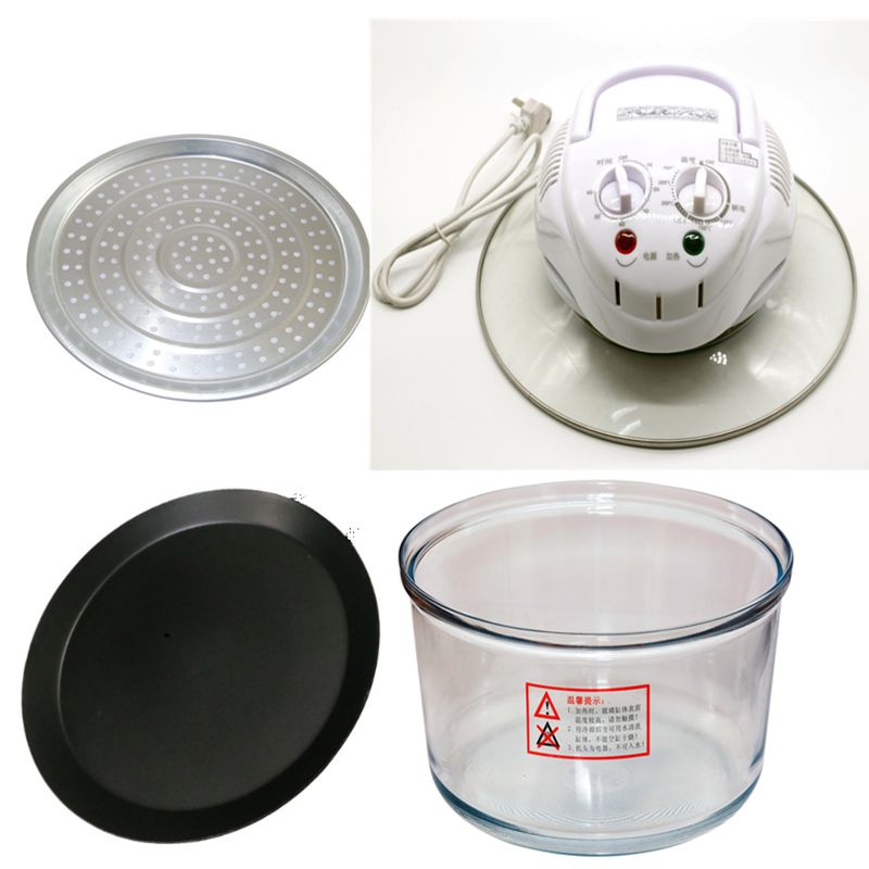 樱厨光波炉尊能达荣靓空气炸锅机配件通用烤盘可视玻璃炉头发热管
