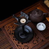 美式 乡村铸铁复古小鸟蜡烛台煤油灯仿古铁灯飞燕外观设计拍摄道具