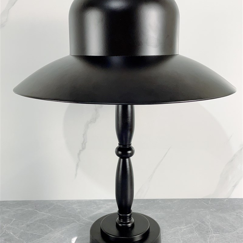 简约创意轻奢实木金属黑色帽子样板间衣帽间卧室设计师软装饰摆件