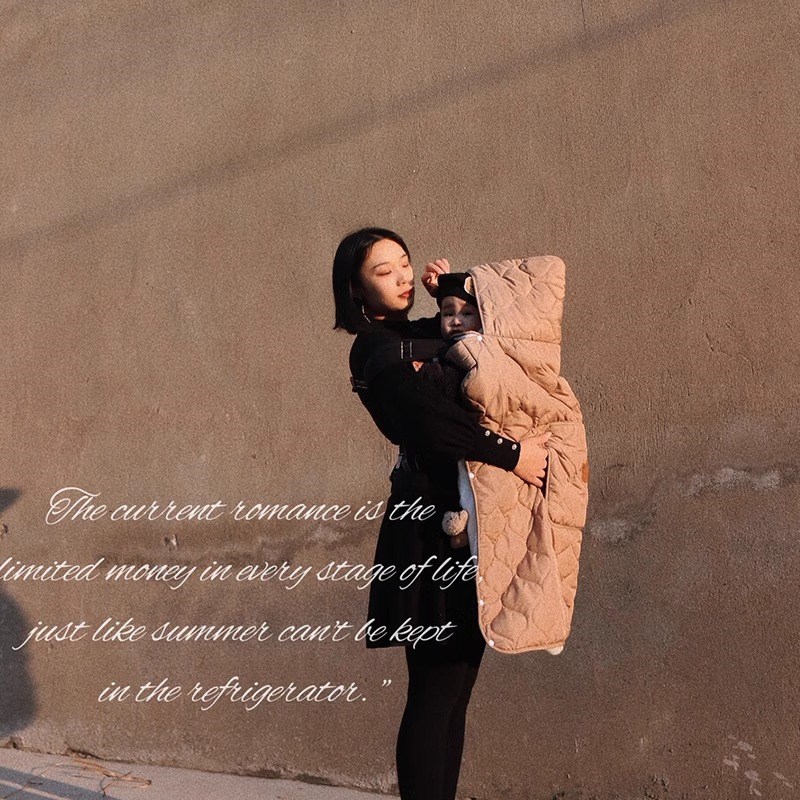 婴儿披风斗篷秋冬季外出宝宝推车防风被防寒保暖腰凳挡风外套幼儿