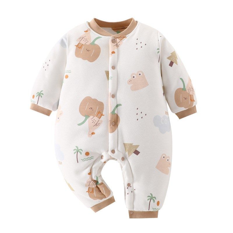 2025新款冬季婴儿连体衣180克夹棉三层保暖加厚A类纯棉宝宝衣服,童装/婴儿装/亲子装,连身衣/爬服/哈衣,淘宝优惠券,粉丝福利购,淘宝优惠卷