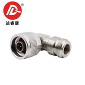 N公转N母90度直角拐弯转接头低驻波测试 KJW不锈钢转接器18GHZ