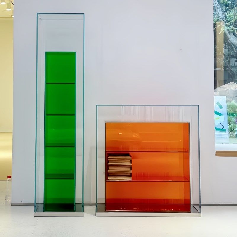 GLAS玻璃置物架展示柜手办靠墙多层落地书架书柜设计师家具陈列柜,住宅家具,家用陈列柜,淘宝优惠券,粉丝福利购,淘宝优惠卷