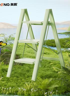 奥鹏不蕉绿梯人子夏新款日禁架91503不止蕉绿多功能花梯折叠家用