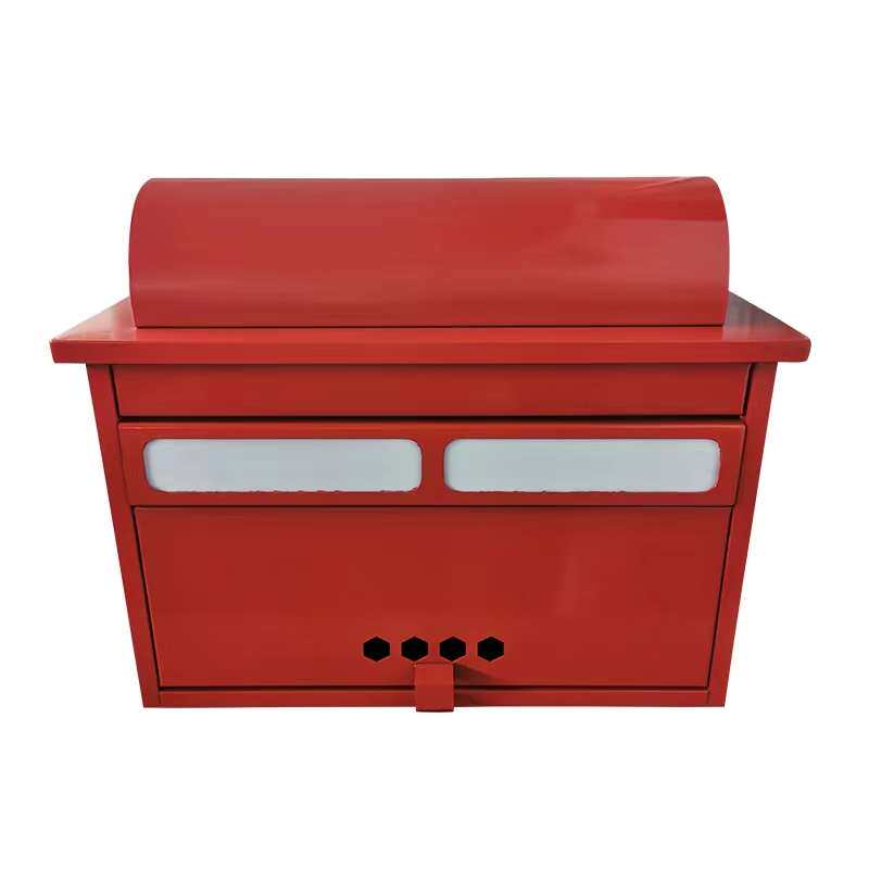 别墅不锈钢信报箱定制机械加工外贸出口柜室外信报箱带锁小区防雨