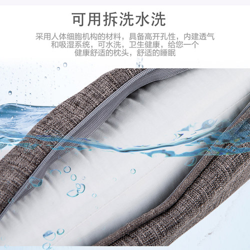颈椎枕头睡觉专用凉枕护颈椎助睡眠决明子硬枕半圆柱夏季脖子靠枕