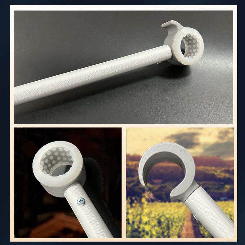 飘窗开窗神器杆厨房加长推拉灰色辅助可开关伸缩固定拉杆立面窗