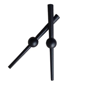 实木黑色贝达柜脚腿书桌茶几腿加高腿电视柜书桌腿改装玄关腿球形