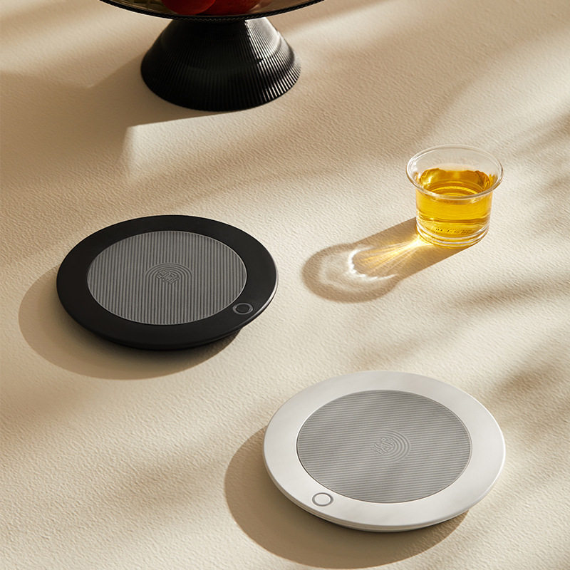 鸣盏保温杯垫加热垫圈USB电热可调温智能恒温杯垫家用热牛奶神器