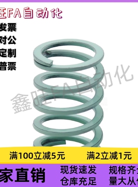 YSWY-D11/12.5/16.5/20.5/24.5/30/37/42-L55/60淡绿色矩形弹簧