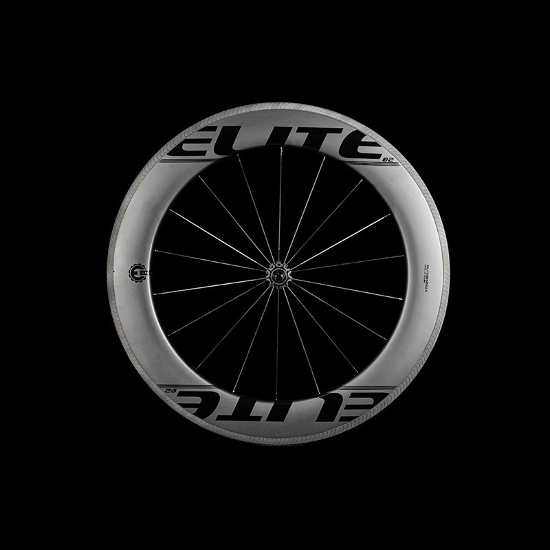Elitewheels壹力特封闭轮碳纤维竞赛公路铁三TT计时一体刀碟轮组