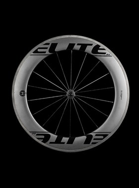 Elitewheels壹力特封闭轮碳纤维竞赛公路铁三TT计时一体刀碟轮组