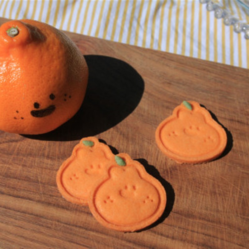 丑橘饼干模具 可爱儿童按压式饼干模