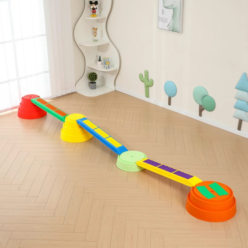 构建平衡组 建构平衡桥早教儿童感统训练独木桥多功能平衡木