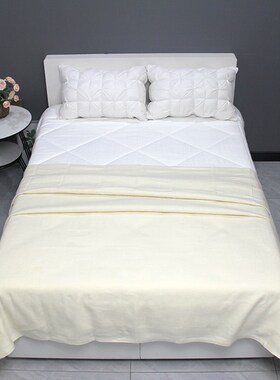 绿洲汉麻全麻单条席双人席舒适透气白色可水洗可机洗折叠纯色床席