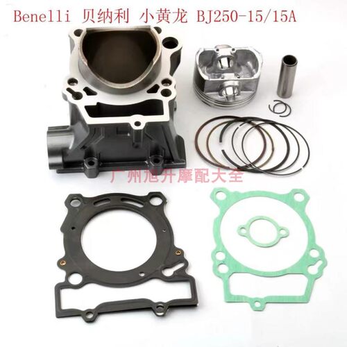 钱江倍力尼机车小黄龙BJ250-15 A 15E套缸气缸体活塞环上下缸垫