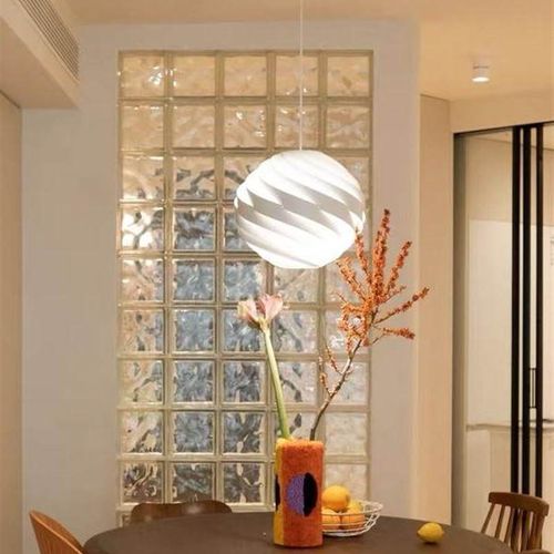 丹麦设计师法式餐厅吧台楼梯圆球吊灯书房卧室圆形涡轮客厅铝材灯