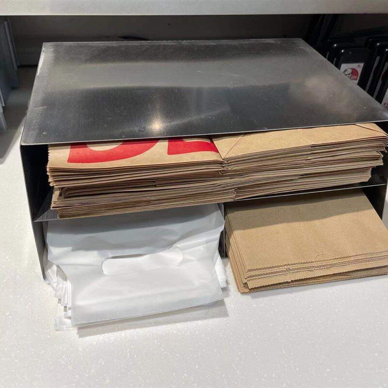 肯德基不锈钢器具纸质包装袋支架定位小件