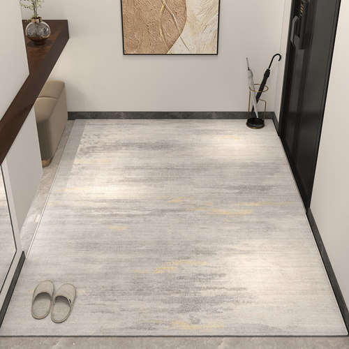 高端入户门地垫进门门垫家用奶油风客厅地毯玄关脚踏垫可裁剪垫子