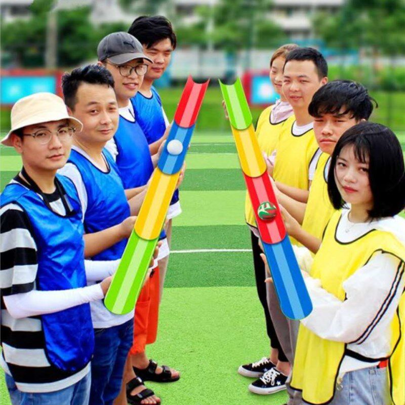 珠行万里 U型槽高山流水能量传输 南水北调 拓展训练游戏道具器材