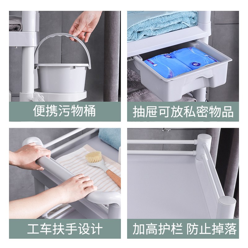 美容推车美容院手推车小气泡置物推车仪器移动工具车