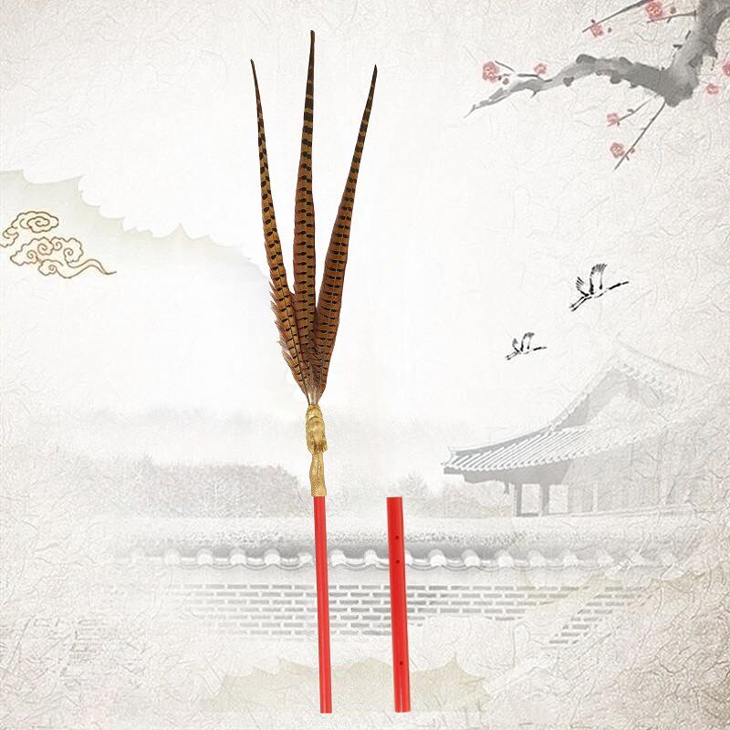 祭孔(祭祀炎帝)大典八(六)佾舞翟籥道具祭礼乐舞文武生佾生手羽