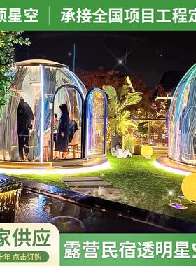 YD-485星空房室外星空餐厅蒙阳光房酒店网红透明泡泡屋民宿帐篷