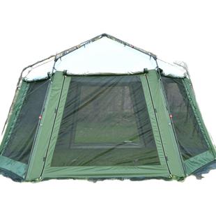 天幕全自动户外超大帐篷沙滩海边涂银防晒雨免搭野营遮阳凉棚跨境