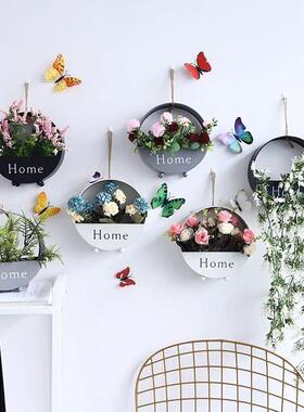 墙面饰件房间墙上装花草植物壁挂墙壁创意室客卧60uf7ESz厅餐厅阳