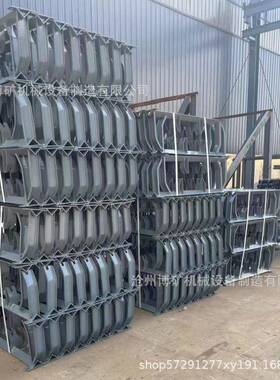 TD75275带式输送机动纠偏下调托辊心V型支架DII型T摩擦上调心支自