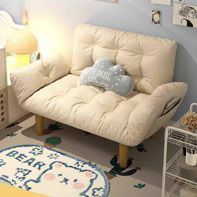 小户型沙发懒人双人可洗出拆50669房卧租室可躺两用榻榻米技科布