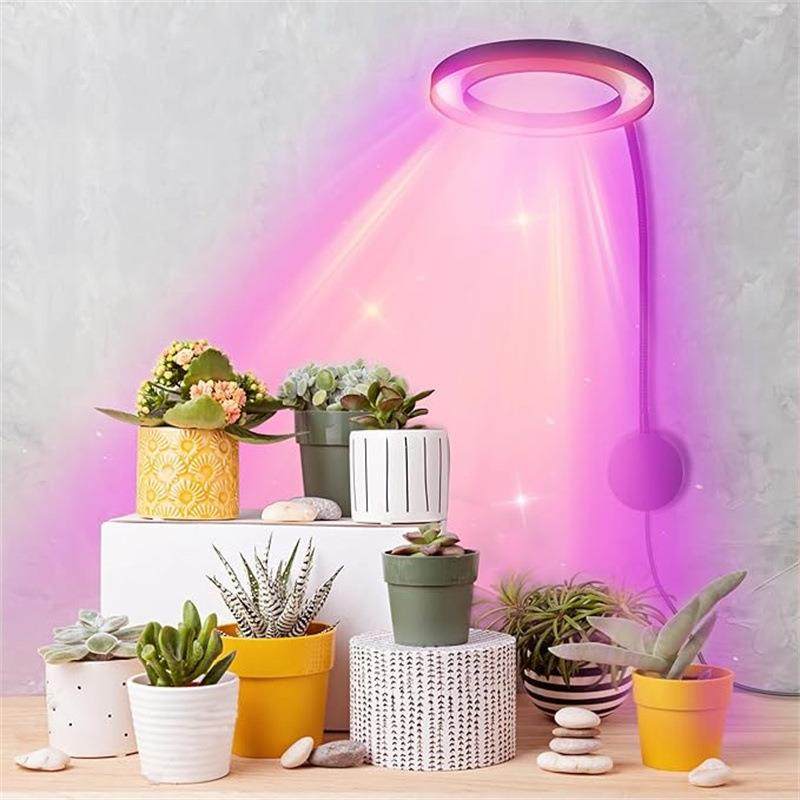 壁挂式植物灯72LED圆形生长灯全光谱室内定时调光多肉盆栽补光灯,鲜花速递/花卉仿真/绿植园艺,割草机/草坪机,淘宝优惠券,粉丝福利购,淘宝优惠卷