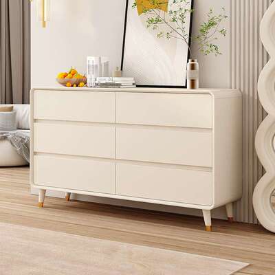 轻奢奶油斗柜卧室现代简约收纳柜客厅抽屉柜五斗六斗组合储物柜子
