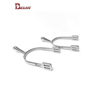 马术骑马翘头马刺 马刺带2件套 英式 马靴配件骑士装备八尺龙马具