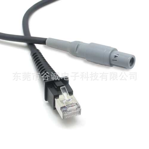 Customized network lead wire Lemo connector to RJ50 Cable