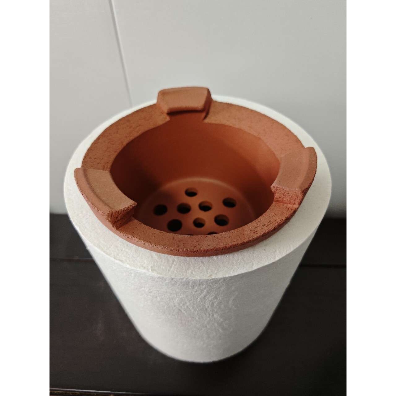 炭炉隔热管 花盆改炭炉炉膛 手工碳炉制作材料 围炉煮茶隔热管