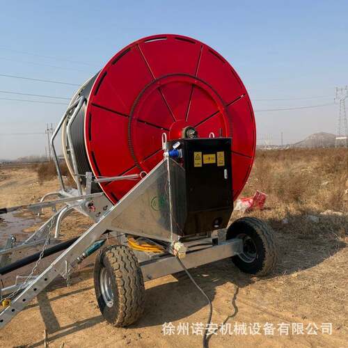 0农用新款卷帘EBT式旋转全动喷灌设备大型农田灌溉30自米卷 盘喷
