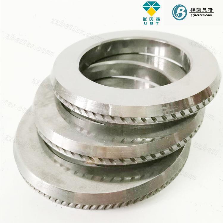 YG15钨钢冷轧带肋钢筋硬质合金螺纹钢辊环三维轧辊