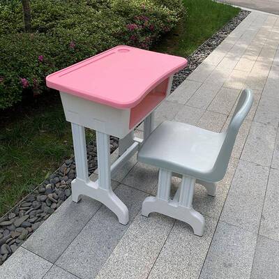 习塑课钢桌椅小学生写字桌单人TX228塑桌料课凳学桌椅课桌