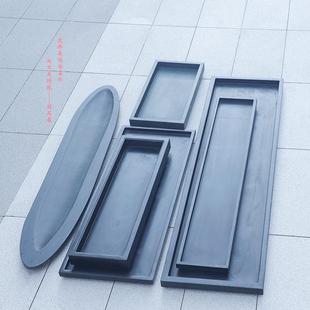 好石寨乌金石号客长方形花大盆大堂厅20210225办公议桌造景景会观