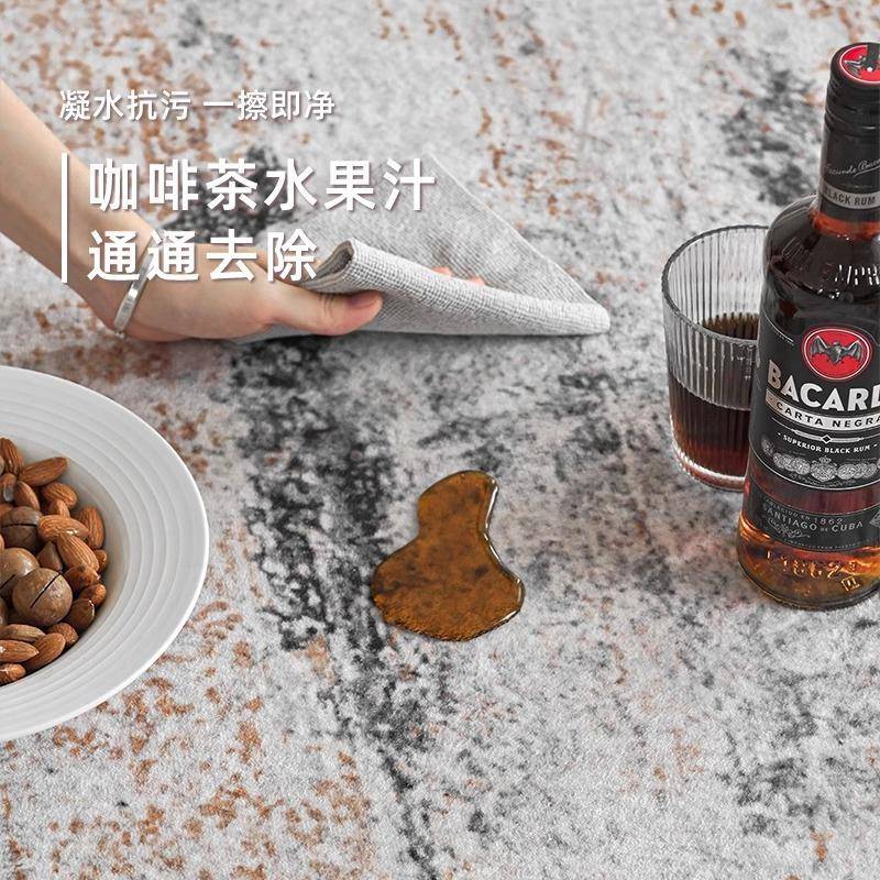 地客厅2毯025新意式现代简约轻款奢高Sbsr3010级免地洗可擦防水耐