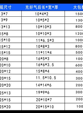 远大充气袋递打包填充物泡泡袋2*01FJM0快CM货成品发空气袋缓冲袋