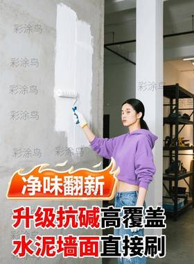 乳胶漆室内自刷CT-RJQ内墙家用桶色无甲醛彩油涂漆白色墙漆料墙面