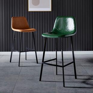 高椅凳艺子家用高脚岛椅意无品牌/式吧台椅凳铁艺靠背子术现代简