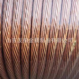 DTQ平硬绞线J 1201铜50185T240方接地裸铜缆可镀锡