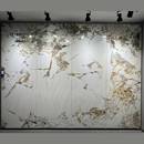 2700亮光0板墙927面面地岩沙发电视背景墙轻奢风墙地一体大板