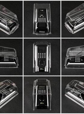 F71密N11L8F门禁机防罩室外门铃指纹考勤机挡雨雨盒码锁防水罩保